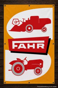 Fahr Traktor Banner DIN A0